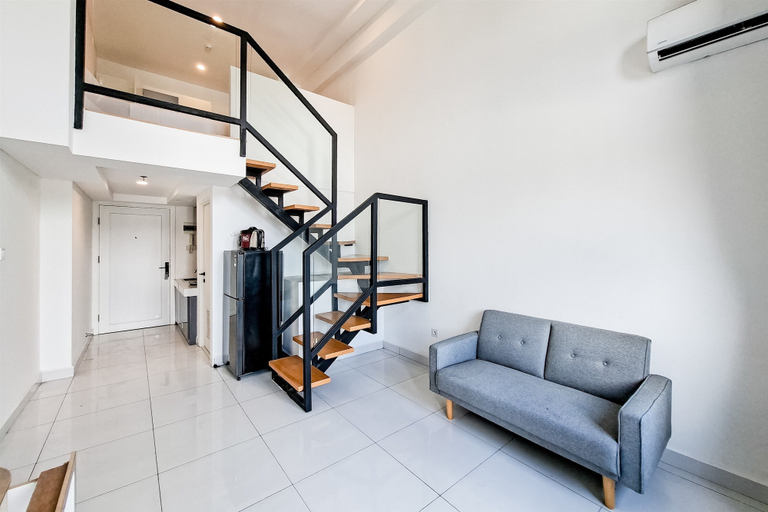 Interior 4, Cozy White Loft Studio At Kingland Avenue Apartment, Tangerang