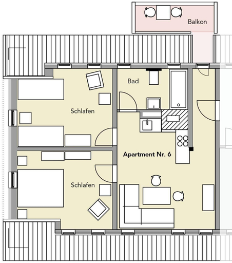 Floor plan 4, Altendorfer Vorwerk, Sächsische Schweiz-Osterzgebirge