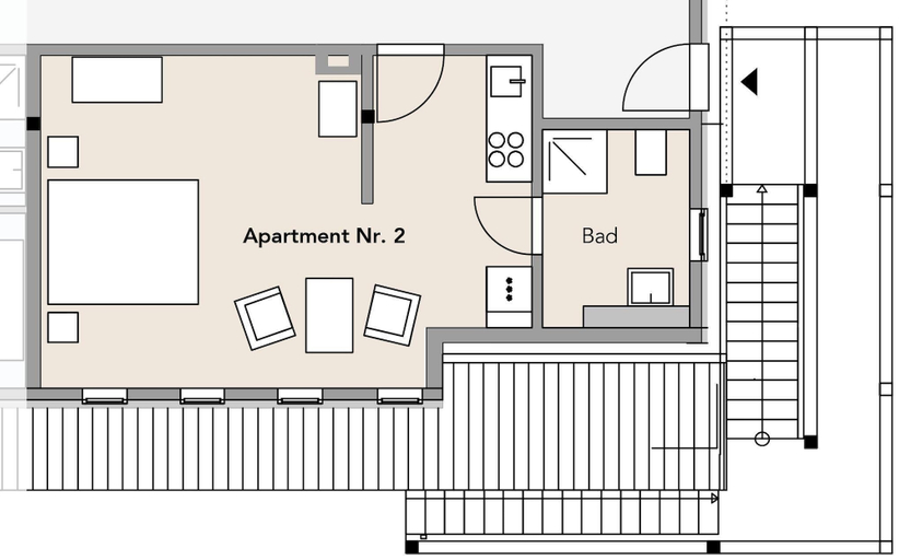 Floor plan 5, Altendorfer Vorwerk, Sächsische Schweiz-Osterzgebirge
