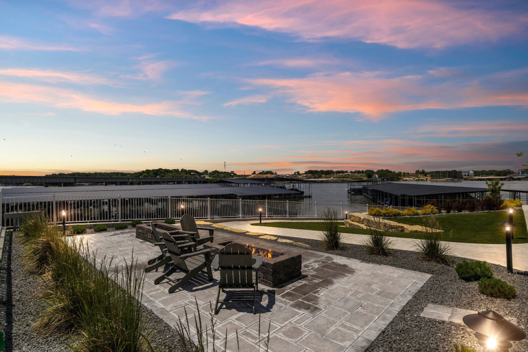 Fireplace, Off the Hook at Topsider w/ Pools, Patio, & Boat Slip at 19mm, Camden