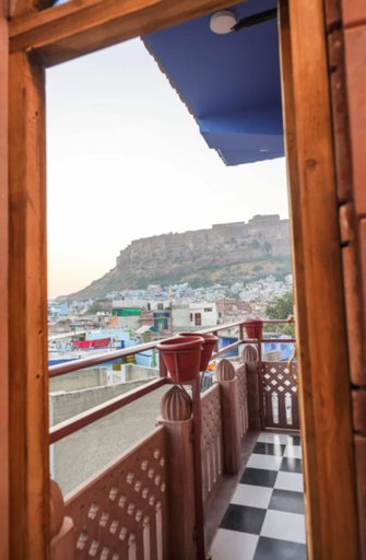 View from room 5, Hotel The Raj Heritage Jodhpur, Jodhpur
