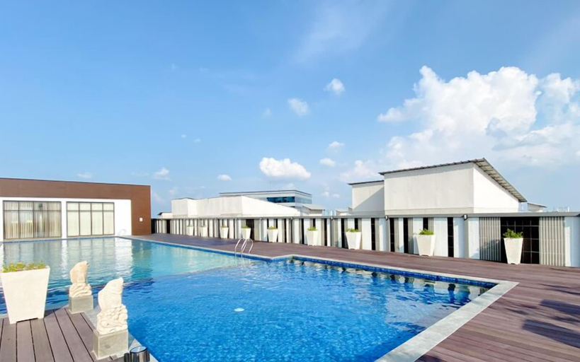Exterior 4, Cozy And Neat Studio At Cleon Park Apartment, Jakarta Utara