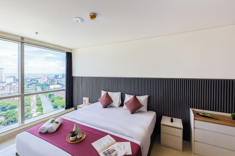 Interior 4, Lovely And Vibrant 2Br Space At Praxis Apartment, Surabaya