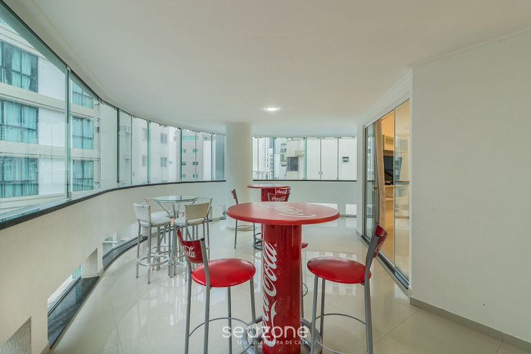 Dining, Apt w/ BBQ 350m From the Beach Apv0202, Itapema