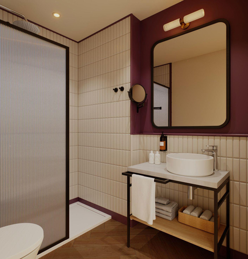 Bathroom 4, Hotel Las Nieves, Granada