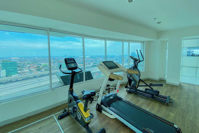 Fitness facility, Modern Peach Touch 2Br At Grand Kamala Lagoon Apartment, Bekasi
