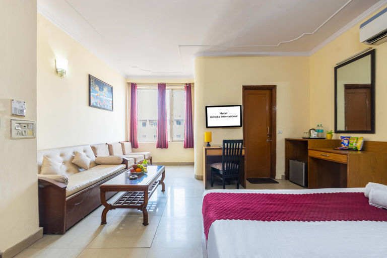 Bedroom 2, Hotel Ashoka International - Near Ganga Ram & BLK Hospital At Karol Bagh Metro Station , Delhi