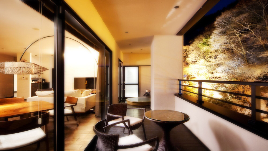 Rooftop terrace, Suites Hanare Matsushimakaku, Aizuwakamatsu