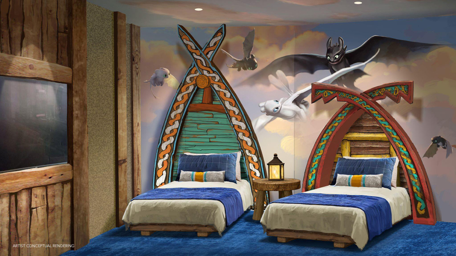 Bedroom 3, Universal Helios Grand Hotel, A Loews Hotel, Orange