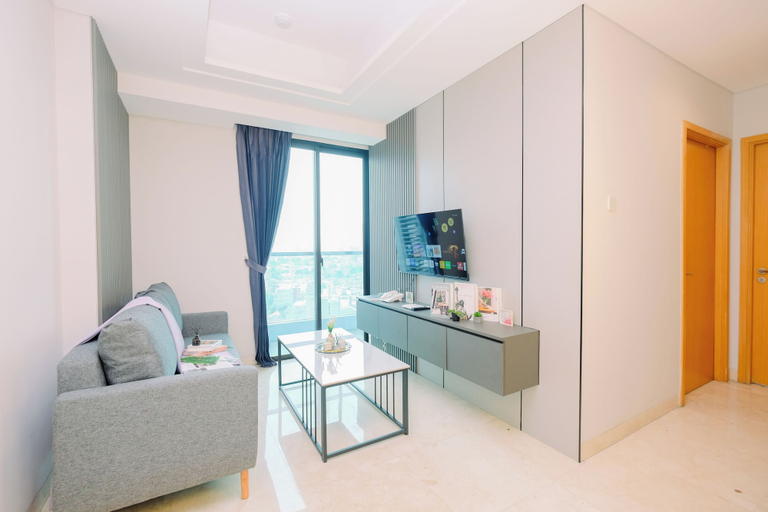 Living room 4, Spacious Grey 2Br At Capitol Suites Apartment, Jakarta Pusat