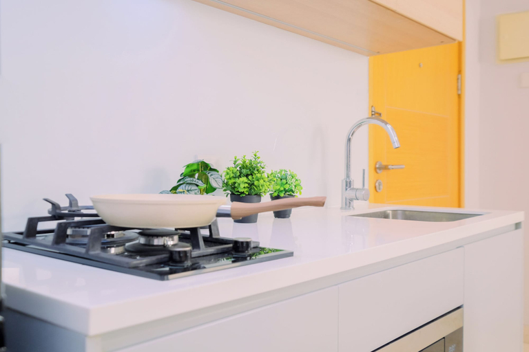 Private kitchen 3, Spacious Grey 2Br At Capitol Suites Apartment, Jakarta Pusat