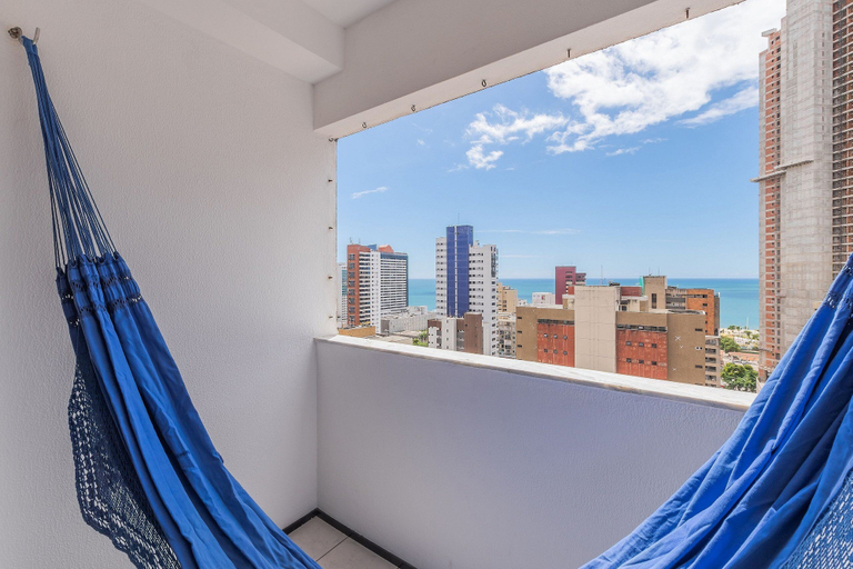 View from room, Hamilton #1404 - Apto Na Praia by Carpediem, Fortaleza