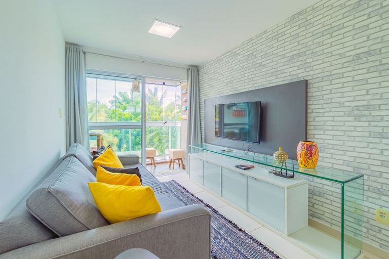 Living area 5, Porto Plaza #210 - Triple Flat by Carpediem, Ipojuca