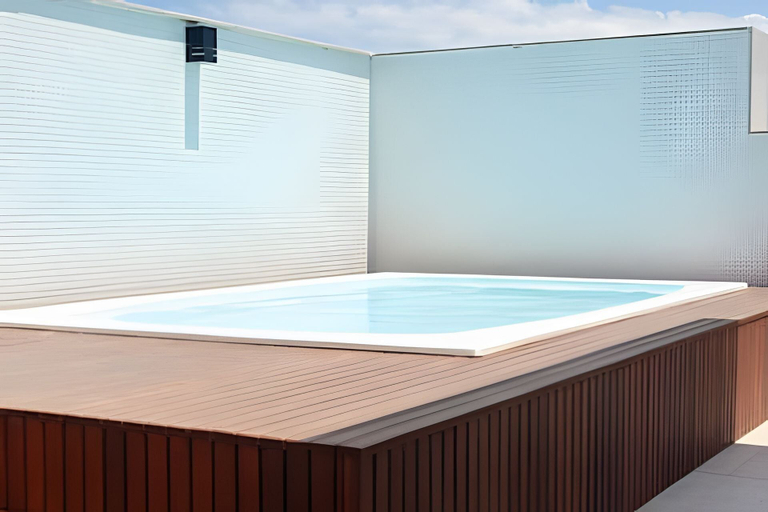 Outdoor spa tub, Cobertura premium, Niterói
