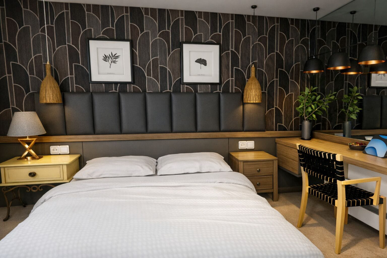 Bedroom 3, PLATY BEACH HOTEL, North Aegean