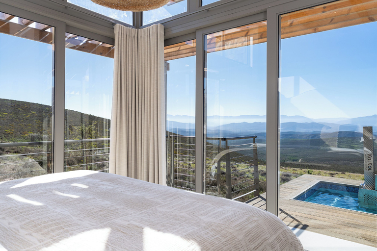 View from room, Goats Window Luxury Safari Lodge Prestige Collection, Cape Winelands