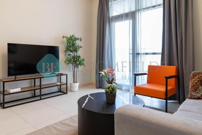 Living area 2, Bloomfields Elegant 1BR in Reflectio, Abu Dhabi City