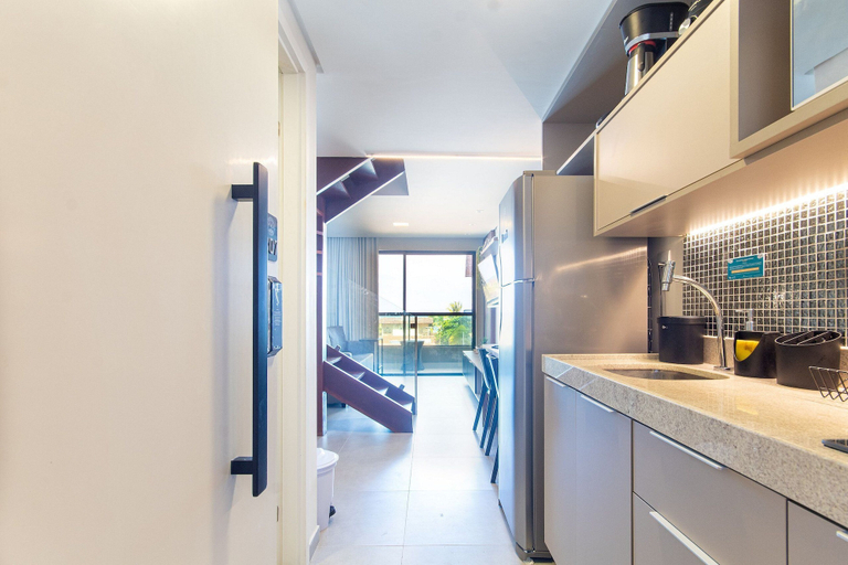 Private kitchen 2, Villa Del Porto #307 - Flat in Porto by Carpediem, Ipojuca