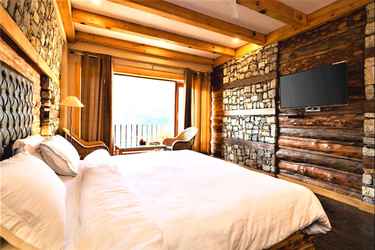 Bedroom, The Bulaakh Resort, Mussoorie – by White Flower, Dehradun