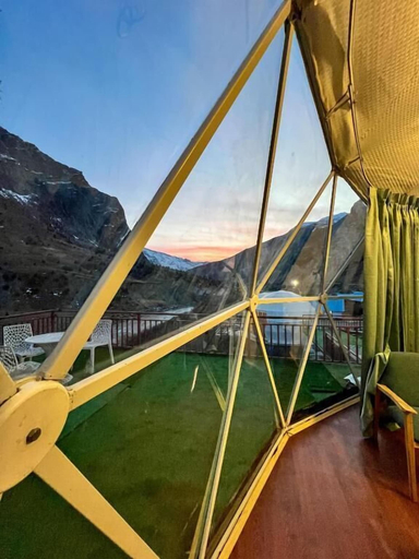 Terrace/patio 2, YOLO Outdoors | Riverside Luxury Domes & Glamping — Jispa, Lahul & Spiti