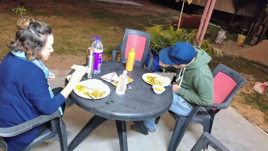 Outdoor dining 5, BARABAR ECO CAMP B&B, Jehanabad