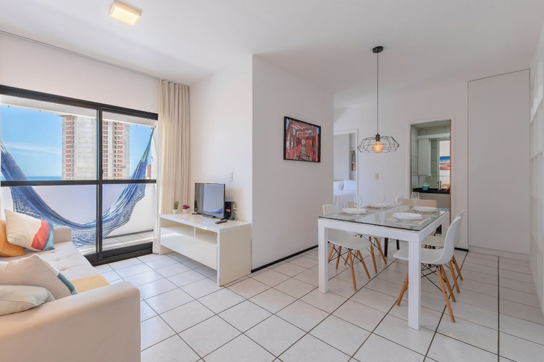 Living area 3, Hamilton #1404 - Apto Na Praia by Carpediem, Fortaleza
