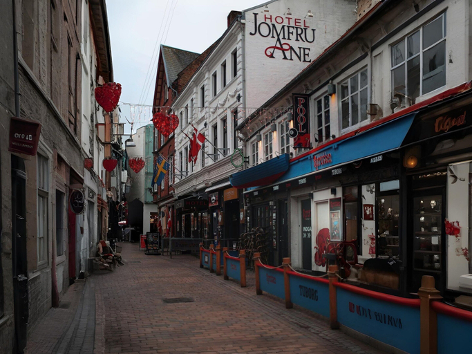 View from property 4, Dancenter Hotel Jomfru Ane Standard Double, Aalborg