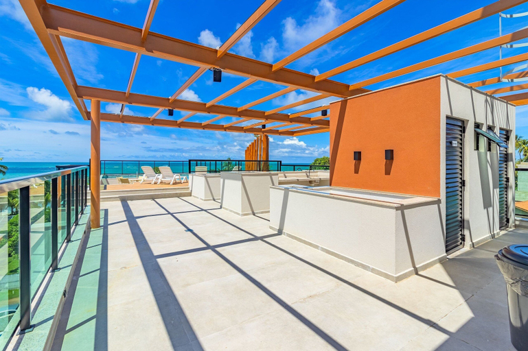 Terrace/patio 4, Rooftop #302 - Flat by the sea by Carpediem, Tamandaré