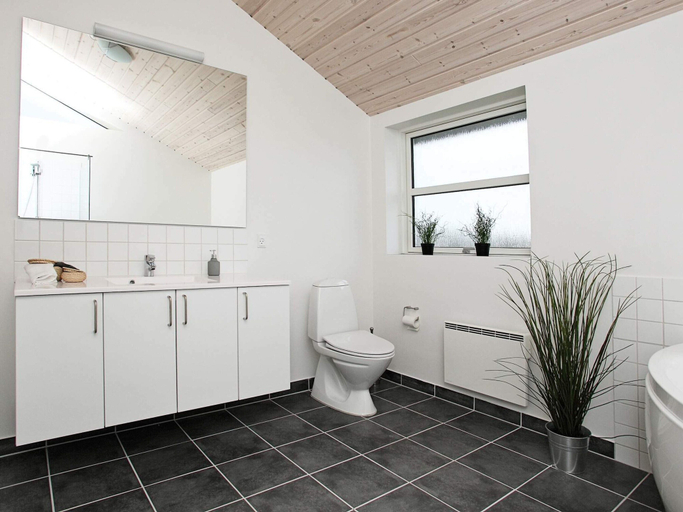 Bathroom, 6 Person Holiday Home in Hirtshals, Hjørring