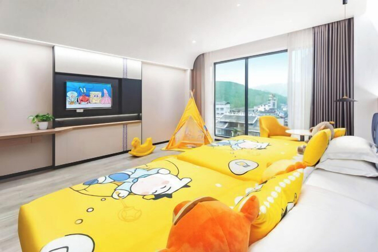 Bedroom 3, Stone Hotel (Kaili Downtown Wanda Plaza), Qiandongnan Miao and Dong