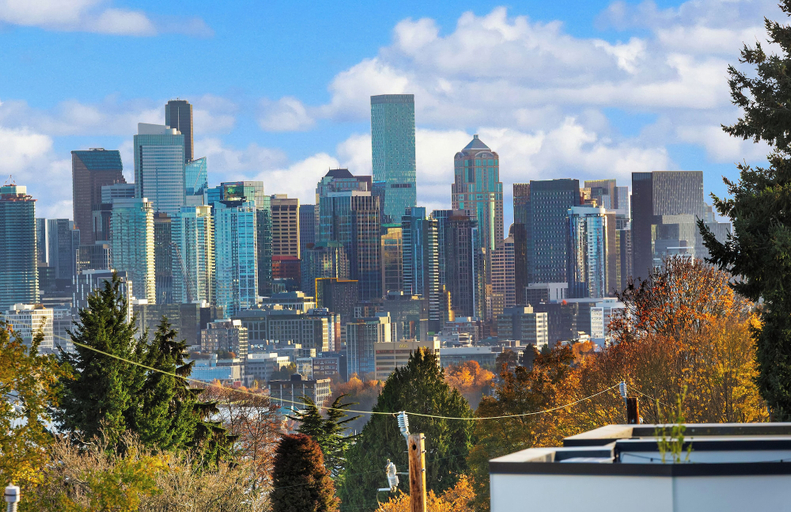 View from property, Lake View Townhouse, Seattle