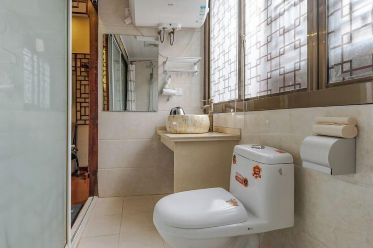Bathroom 3, Qianshe Guanshuiyi Riverside Boutique Inn, Suzhou