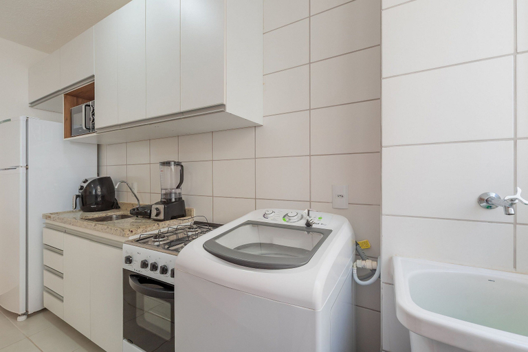 Private kitchen 5, Mirante #401 - Comfortable Apartment by Carpediem, Fortaleza