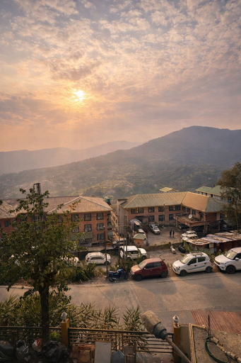 View from room 3, Tulip Residency, East Sikkim