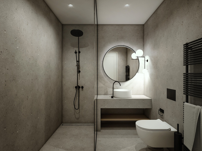Bathroom 4, Inoe Boutique Hotel, South Aegean