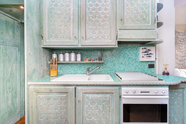 Private kitchen 5, Lovely 2-Bedroom Flat - Sea View Terrace, Genova