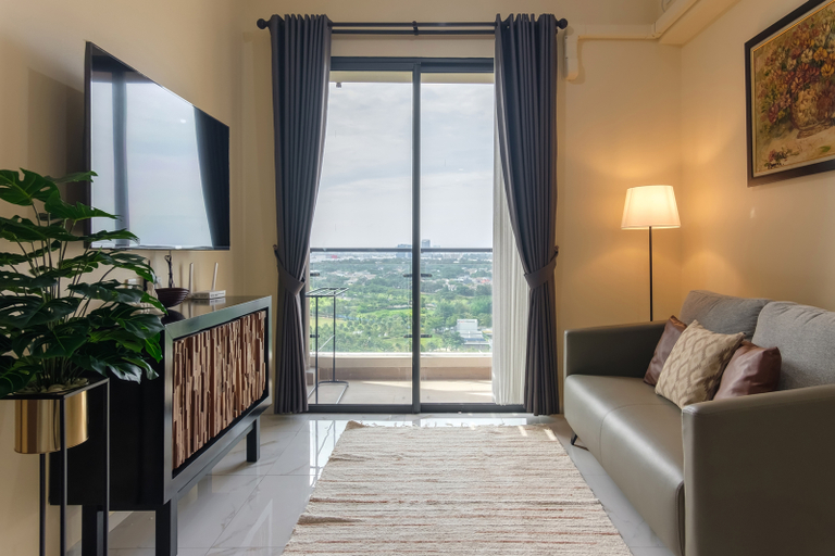 Living Room 3, Calma 2BR IV @Skyhouse Apartment, South Tangerang