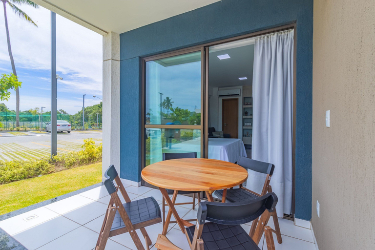 Outdoor dining 5, Makia Beach #D4 - Flat With Balcony by Carpediem, Ipojuca