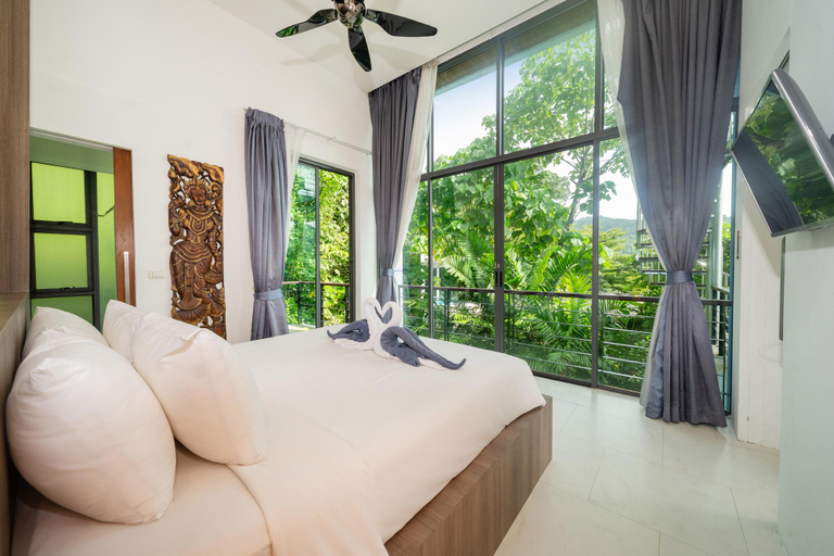 Bedroom 3, Kamala Sea View villa - private pool and maid, Pulau Phuket