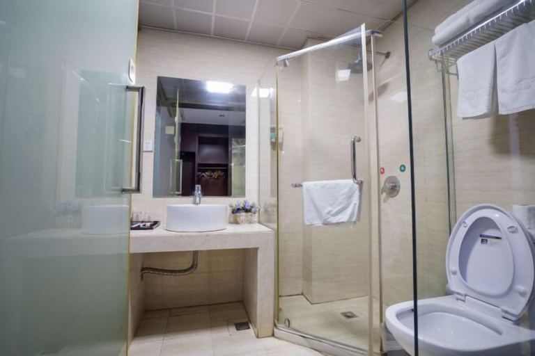 Bathroom 3, Borui Business Hotel, Jiaxing