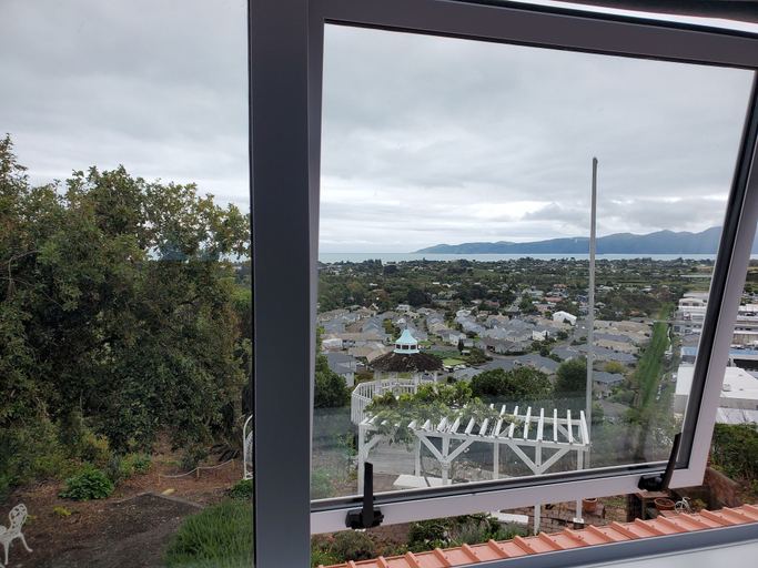 View from room 3, Cherry Villa, Kapiti Coast
