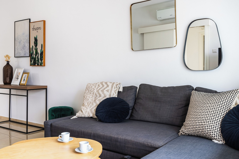 Living area 3, Classy 2BR Cafe Suite Strovolos