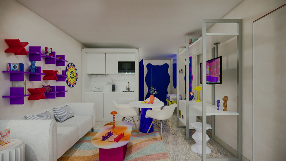 Living area, Symone Poitiers, Vienne