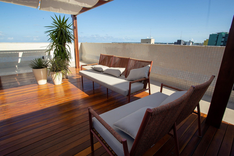 Terrace/patio 4, Buenos Ayres #409 - Apartment by Carpediem, João Pessoa