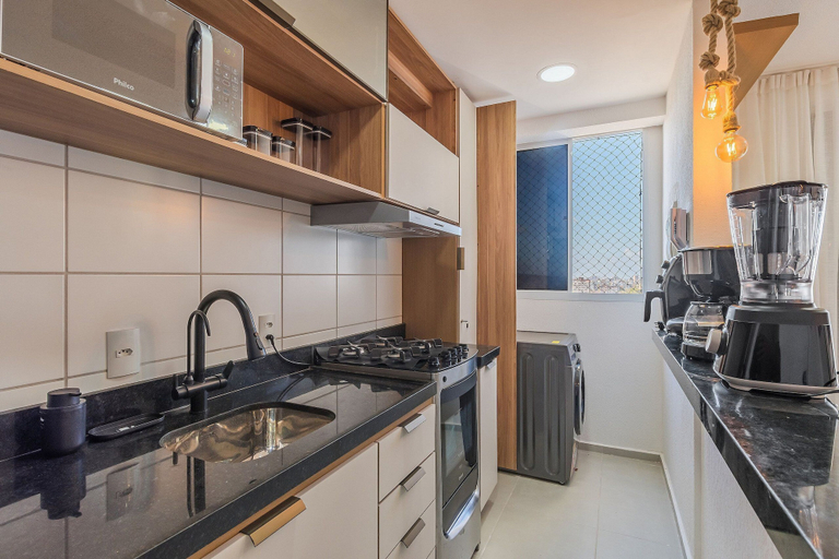 Private kitchen 3, Mirante #1405 - Sea View Apartment by Carpediem, Fortaleza
