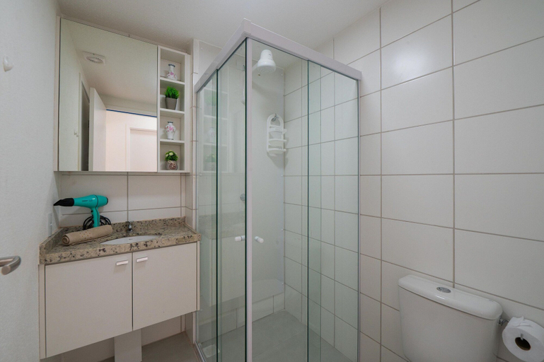 Bathroom 5, Mirante #1405 - Apt w/ 2 Suites by Carpediem, Fortaleza