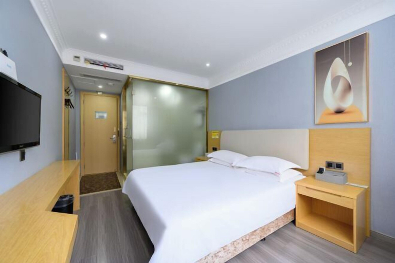 Bedroom 3, Xianggang Hudie Hotel, Anqing