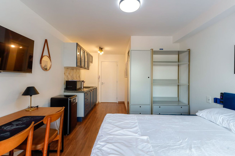 Room 3, Studio 405 Perdizes 900m Allianz Parque c Academia, São Paulo