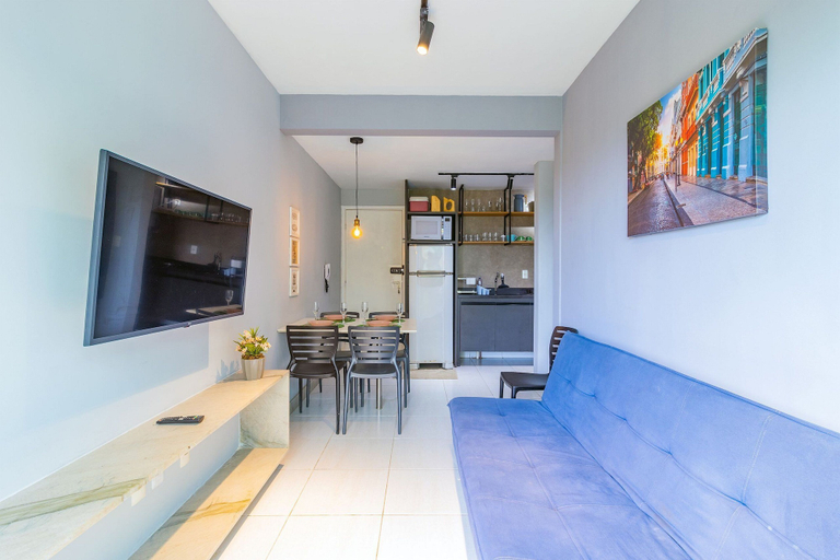 Living area 5, Muro Alto Clube #118 - Apartment by Carpediem, Ipojuca