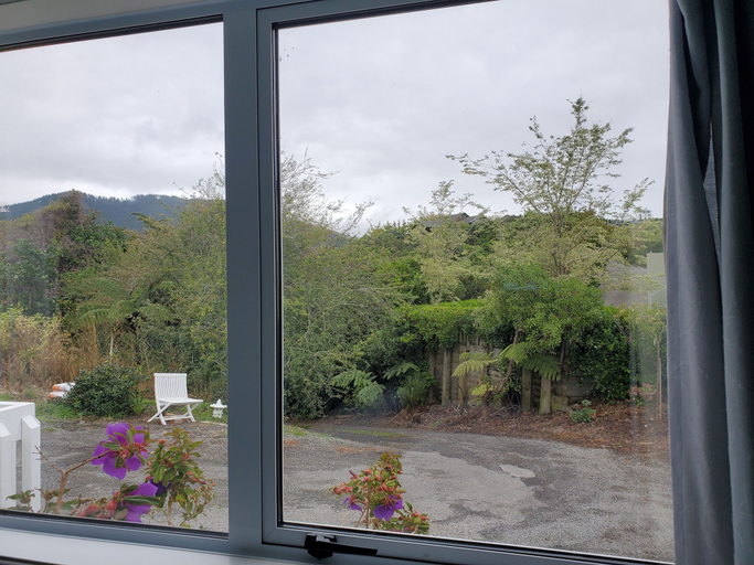 View from room 2, Cherry Villa, Kapiti Coast